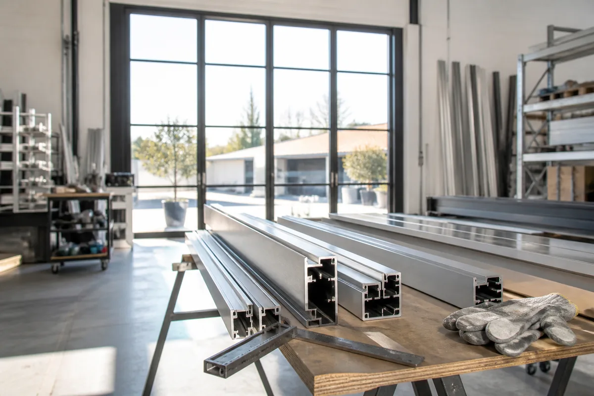 Porte-fenêtre style atelier : le charme industriel sans les contraintes